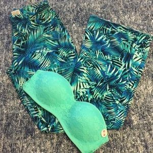 Pink Victoria's Secret collection pant and ban due